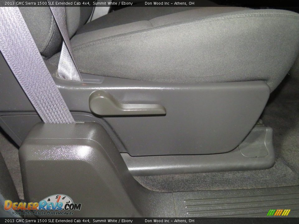 2013 GMC Sierra 1500 SLE Extended Cab 4x4 Summit White / Ebony Photo #21