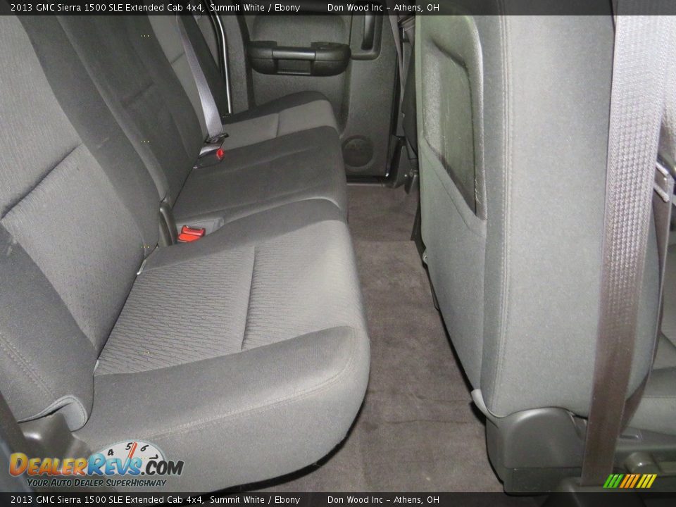 2013 GMC Sierra 1500 SLE Extended Cab 4x4 Summit White / Ebony Photo #23