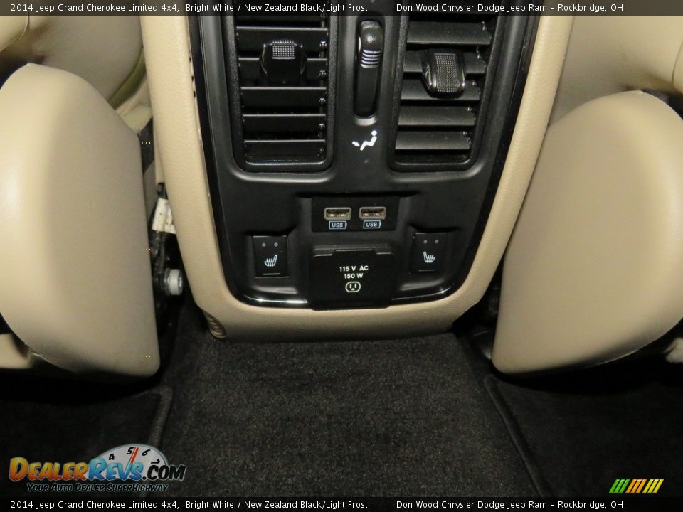 2014 Jeep Grand Cherokee Limited 4x4 Bright White / New Zealand Black/Light Frost Photo #28