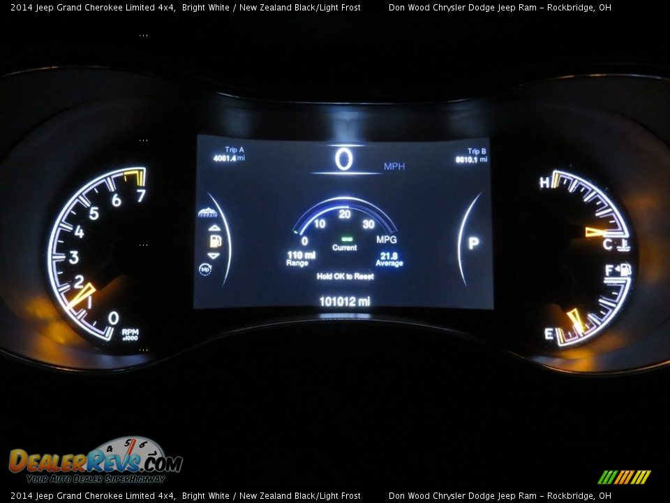 2014 Jeep Grand Cherokee Limited 4x4 Bright White / New Zealand Black/Light Frost Photo #35