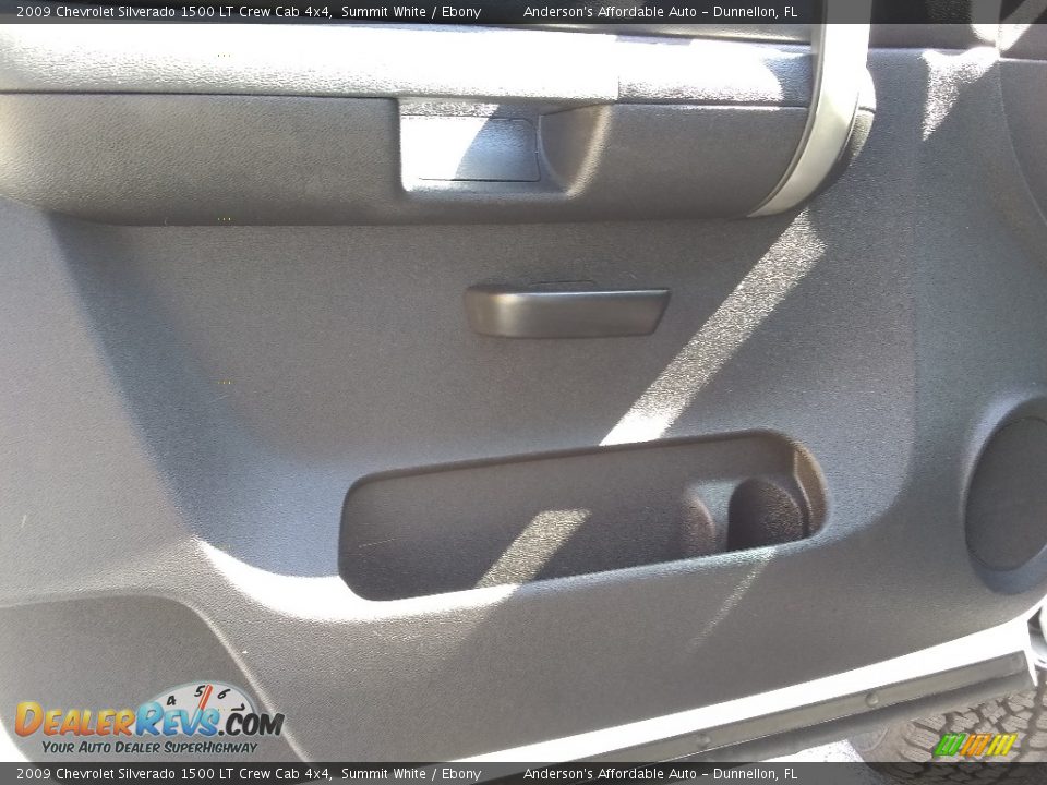 2009 Chevrolet Silverado 1500 LT Crew Cab 4x4 Summit White / Ebony Photo #9
