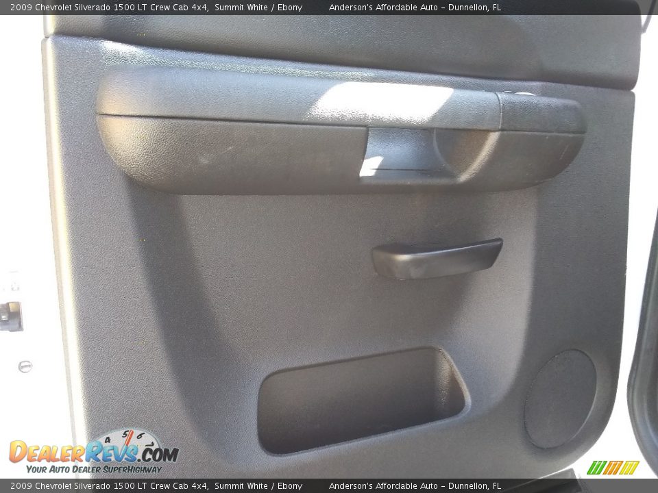 2009 Chevrolet Silverado 1500 LT Crew Cab 4x4 Summit White / Ebony Photo #15