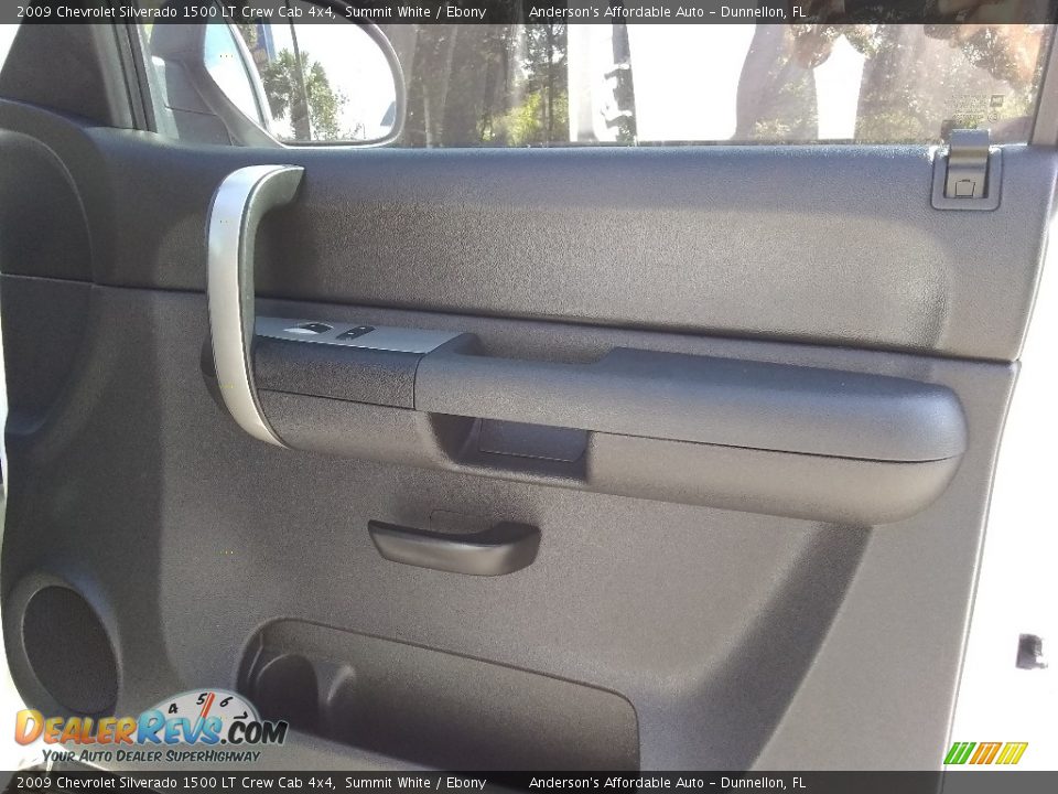 2009 Chevrolet Silverado 1500 LT Crew Cab 4x4 Summit White / Ebony Photo #18