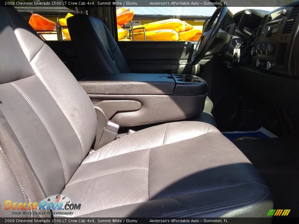2009 Chevrolet Silverado 1500 LT Crew Cab 4x4 Summit White / Ebony Photo #19