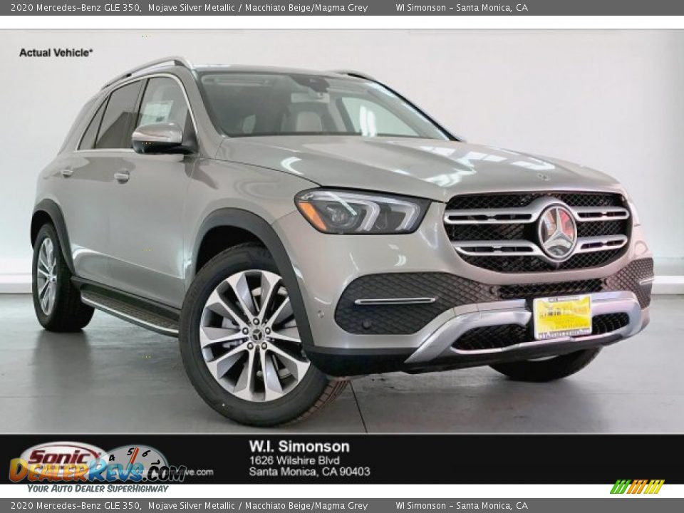 2020 Mercedes-Benz GLE 350 Mojave Silver Metallic / Macchiato Beige/Magma Grey Photo #1