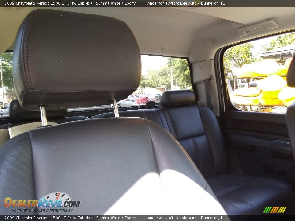 2009 Chevrolet Silverado 1500 LT Crew Cab 4x4 Summit White / Ebony Photo #21