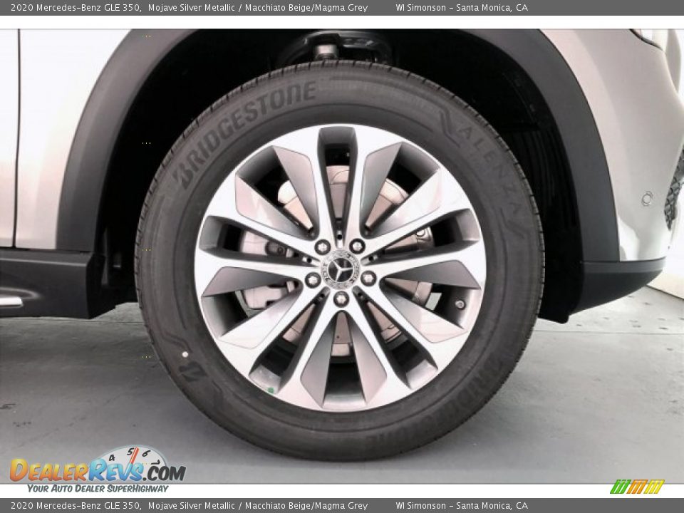 2020 Mercedes-Benz GLE 350 Mojave Silver Metallic / Macchiato Beige/Magma Grey Photo #9