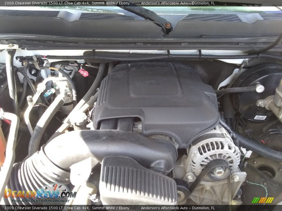 2009 Chevrolet Silverado 1500 LT Crew Cab 4x4 Summit White / Ebony Photo #26