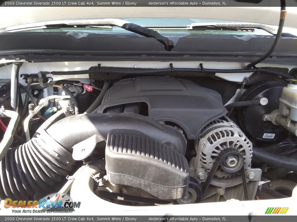 2009 Chevrolet Silverado 1500 LT Crew Cab 4x4 Summit White / Ebony Photo #27