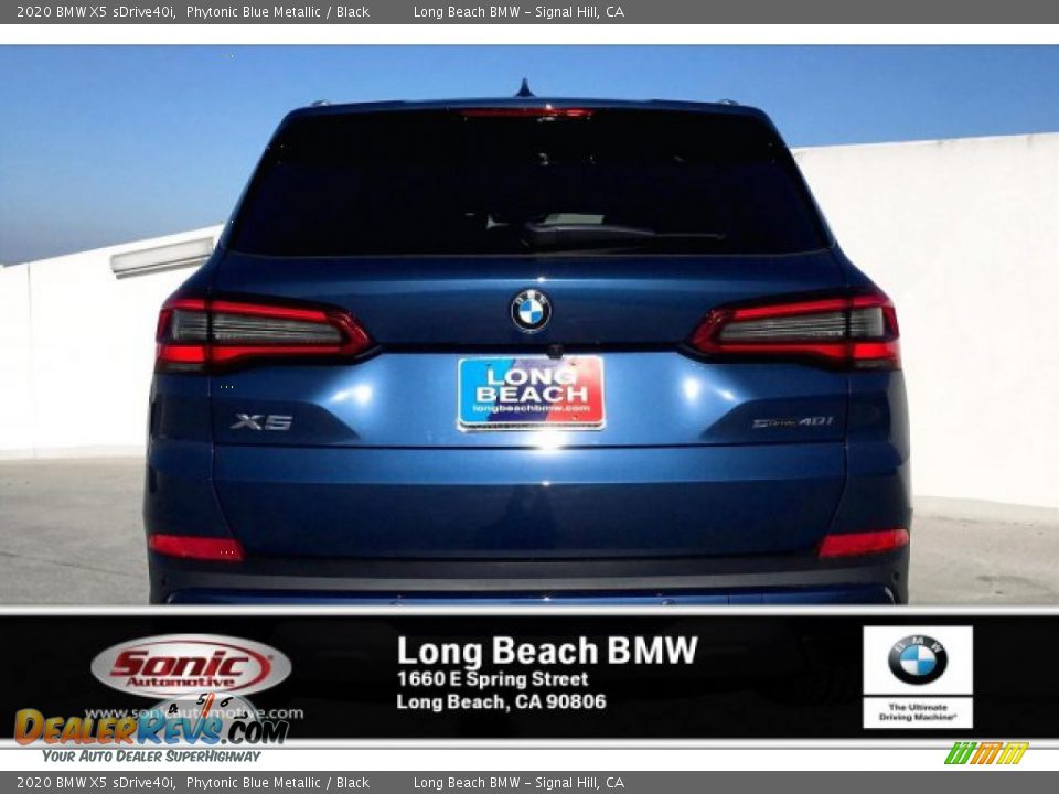 2020 BMW X5 sDrive40i Phytonic Blue Metallic / Black Photo #3
