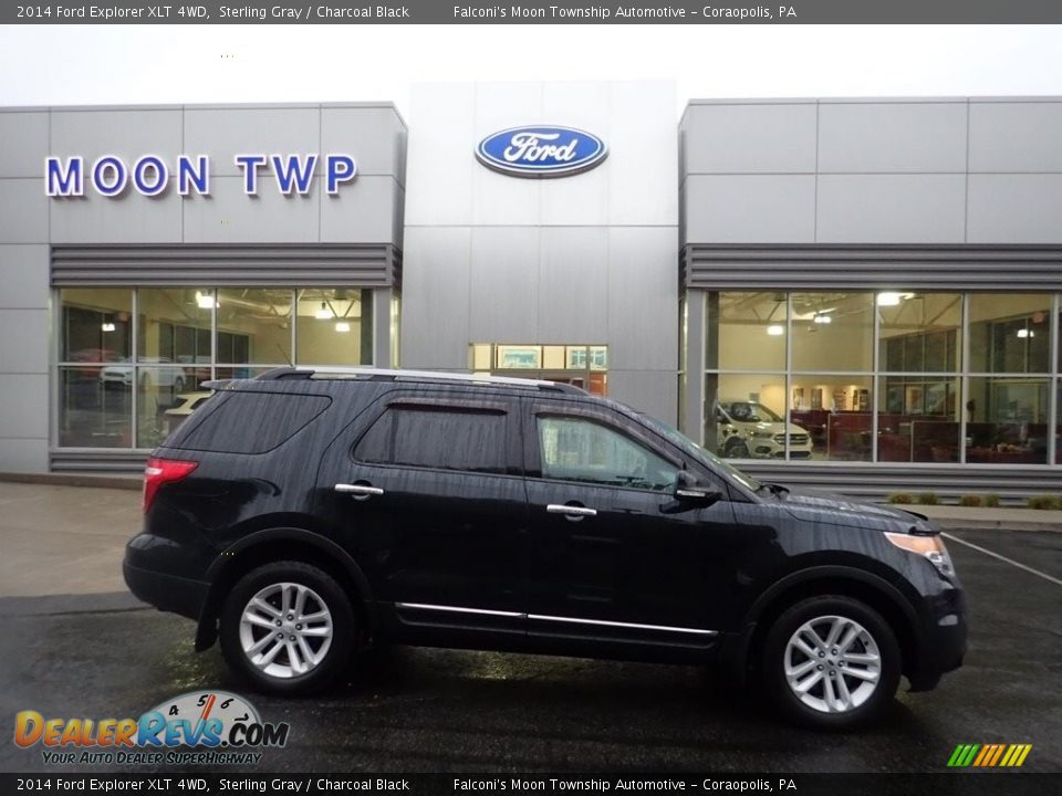 2014 Ford Explorer XLT 4WD Sterling Gray / Charcoal Black Photo #1