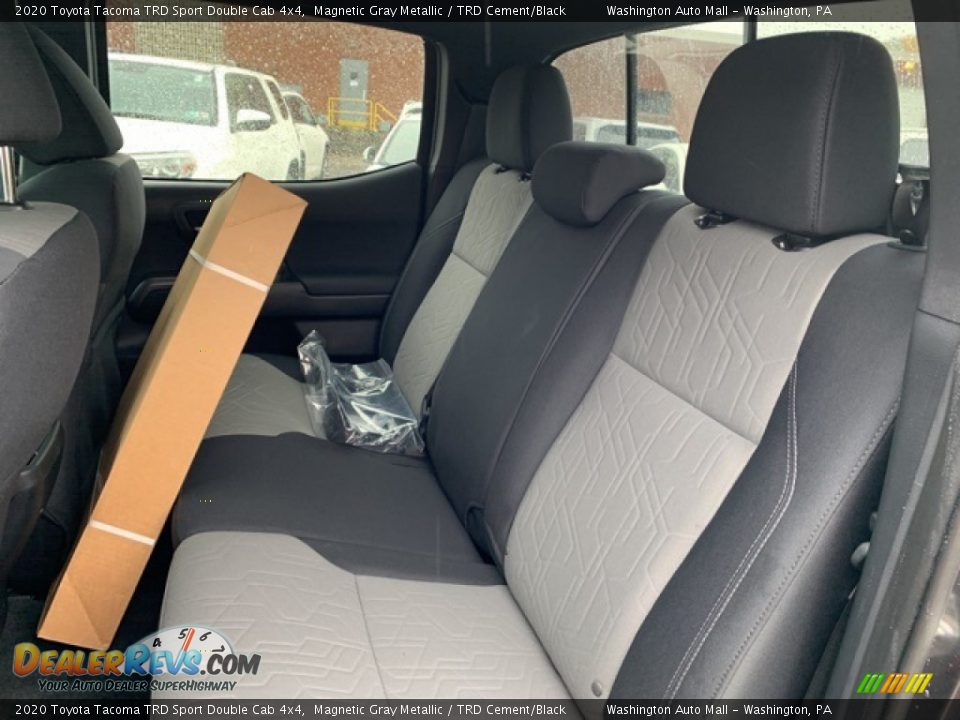 Rear Seat of 2020 Toyota Tacoma TRD Sport Double Cab 4x4 Photo #6