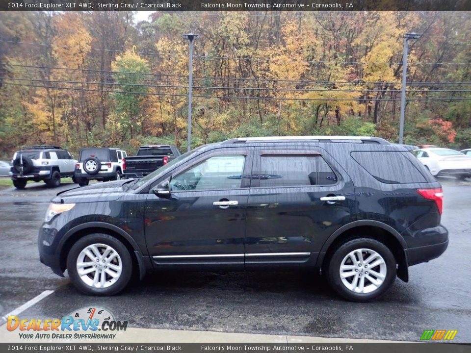 2014 Ford Explorer XLT 4WD Sterling Gray / Charcoal Black Photo #6