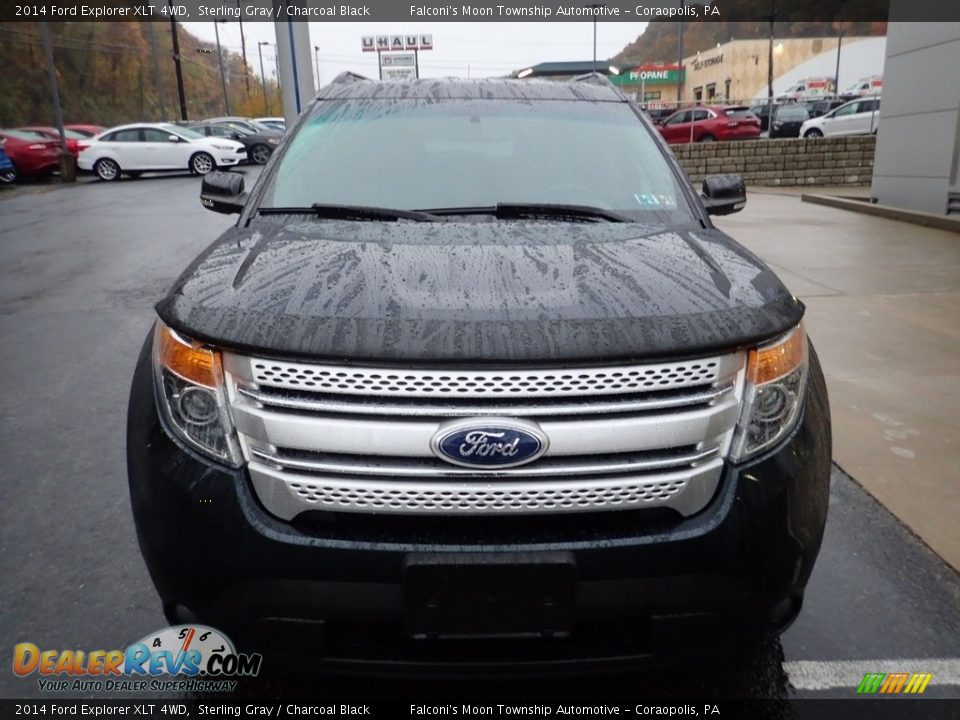 2014 Ford Explorer XLT 4WD Sterling Gray / Charcoal Black Photo #8