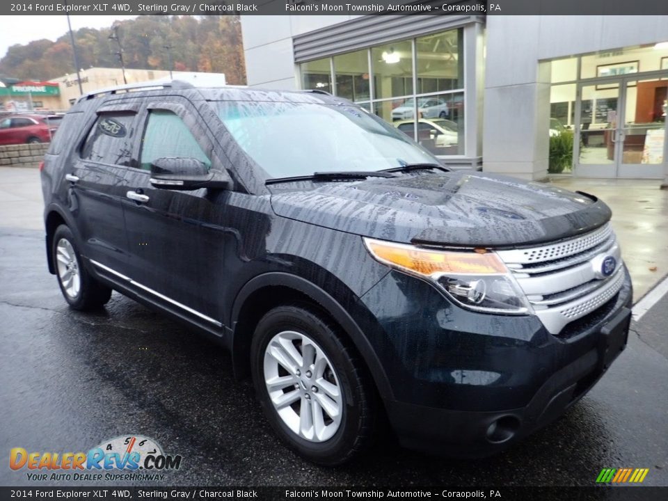 2014 Ford Explorer XLT 4WD Sterling Gray / Charcoal Black Photo #9