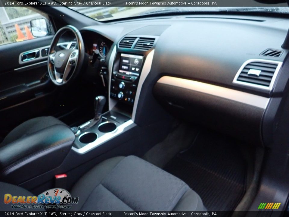2014 Ford Explorer XLT 4WD Sterling Gray / Charcoal Black Photo #12