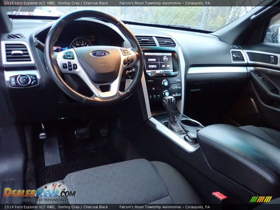 2014 Ford Explorer XLT 4WD Sterling Gray / Charcoal Black Photo #19