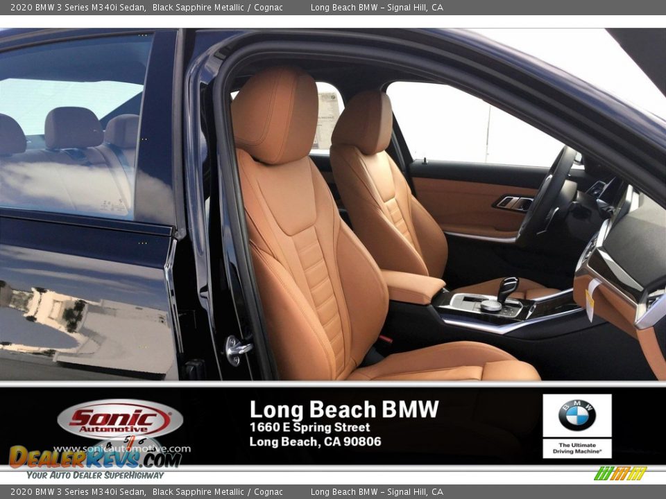 2020 BMW 3 Series M340i Sedan Black Sapphire Metallic / Cognac Photo #7