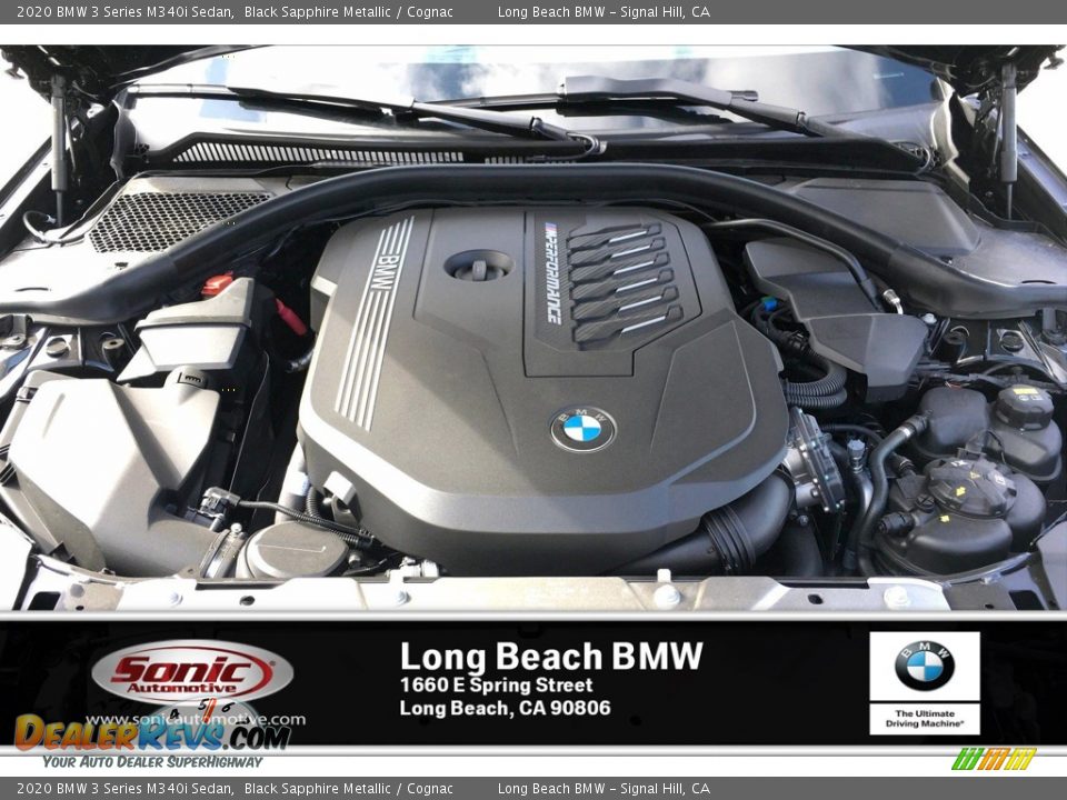 2020 BMW 3 Series M340i Sedan Black Sapphire Metallic / Cognac Photo #8