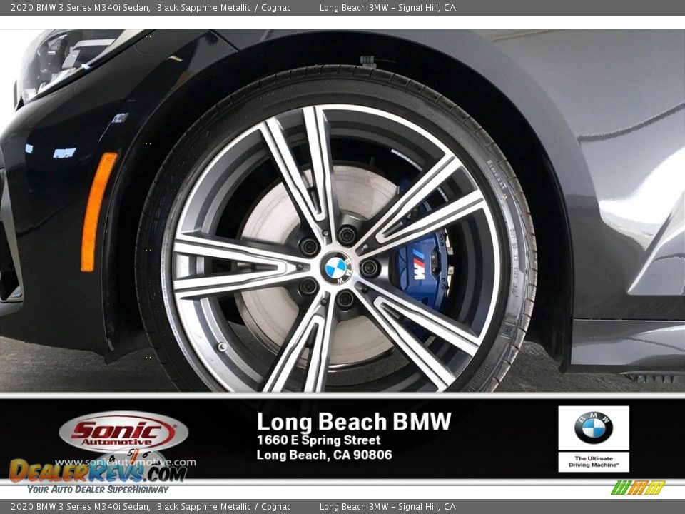 2020 BMW 3 Series M340i Sedan Black Sapphire Metallic / Cognac Photo #9