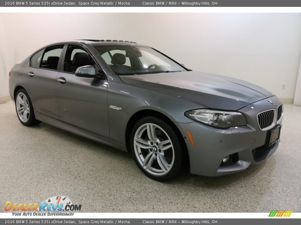 2016 BMW 5 Series 535i xDrive Sedan Space Grey Metallic / Mocha Photo #1