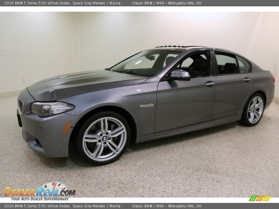 2016 BMW 5 Series 535i xDrive Sedan Space Grey Metallic / Mocha Photo #3