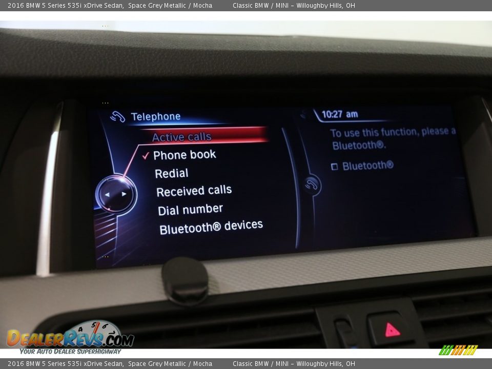 2016 BMW 5 Series 535i xDrive Sedan Space Grey Metallic / Mocha Photo #12