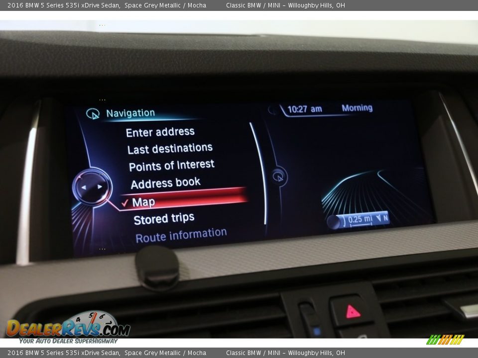 2016 BMW 5 Series 535i xDrive Sedan Space Grey Metallic / Mocha Photo #13