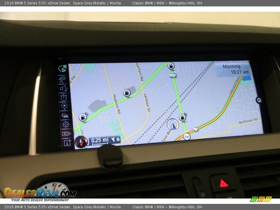 2016 BMW 5 Series 535i xDrive Sedan Space Grey Metallic / Mocha Photo #14