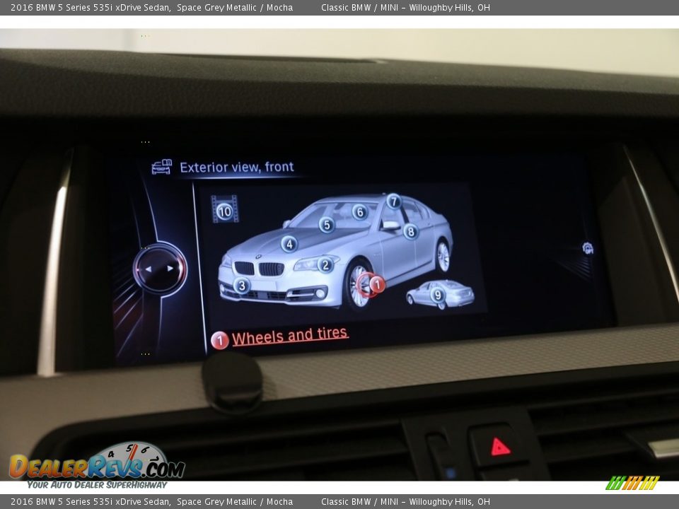 2016 BMW 5 Series 535i xDrive Sedan Space Grey Metallic / Mocha Photo #16