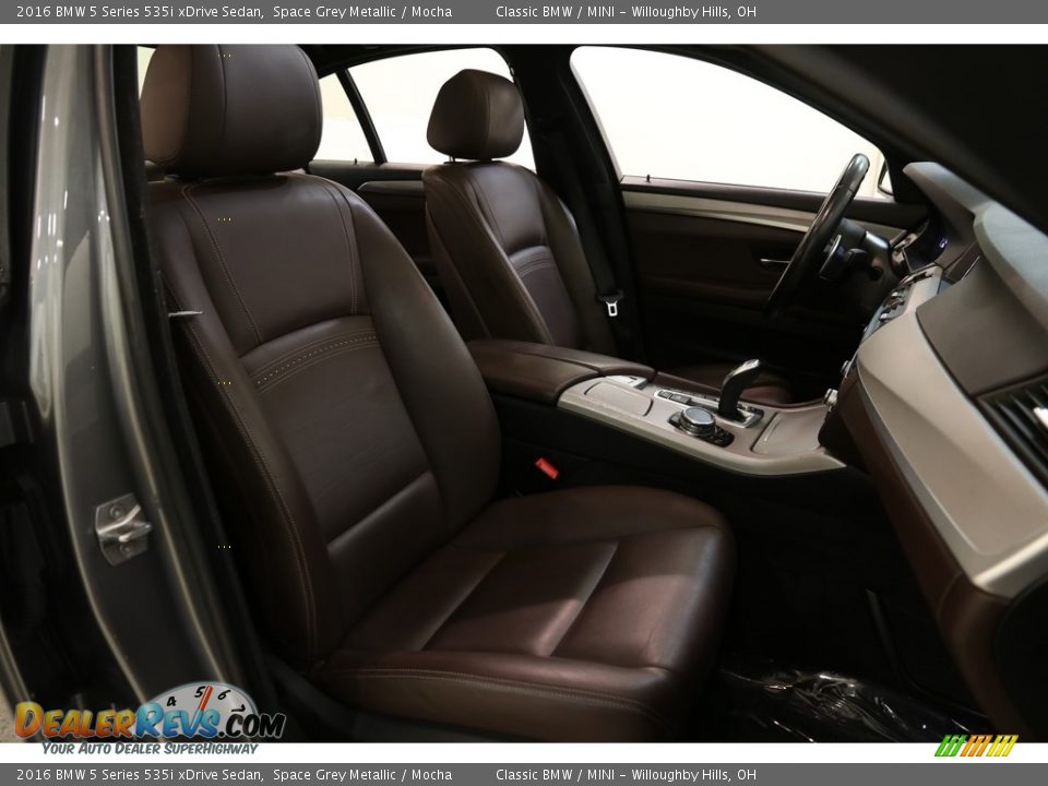 2016 BMW 5 Series 535i xDrive Sedan Space Grey Metallic / Mocha Photo #20