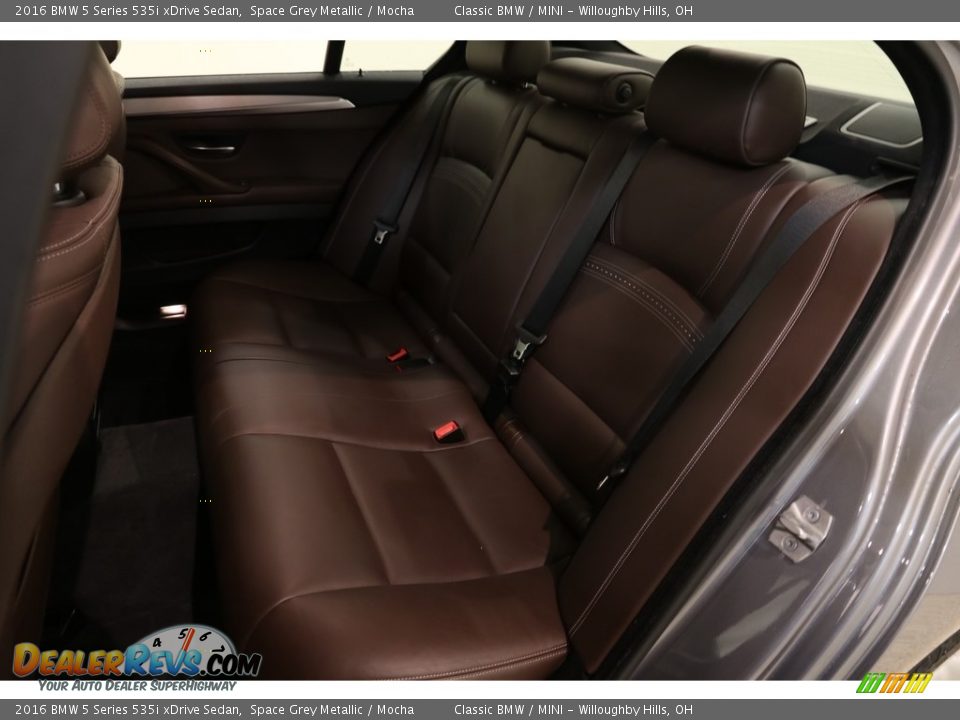 2016 BMW 5 Series 535i xDrive Sedan Space Grey Metallic / Mocha Photo #22