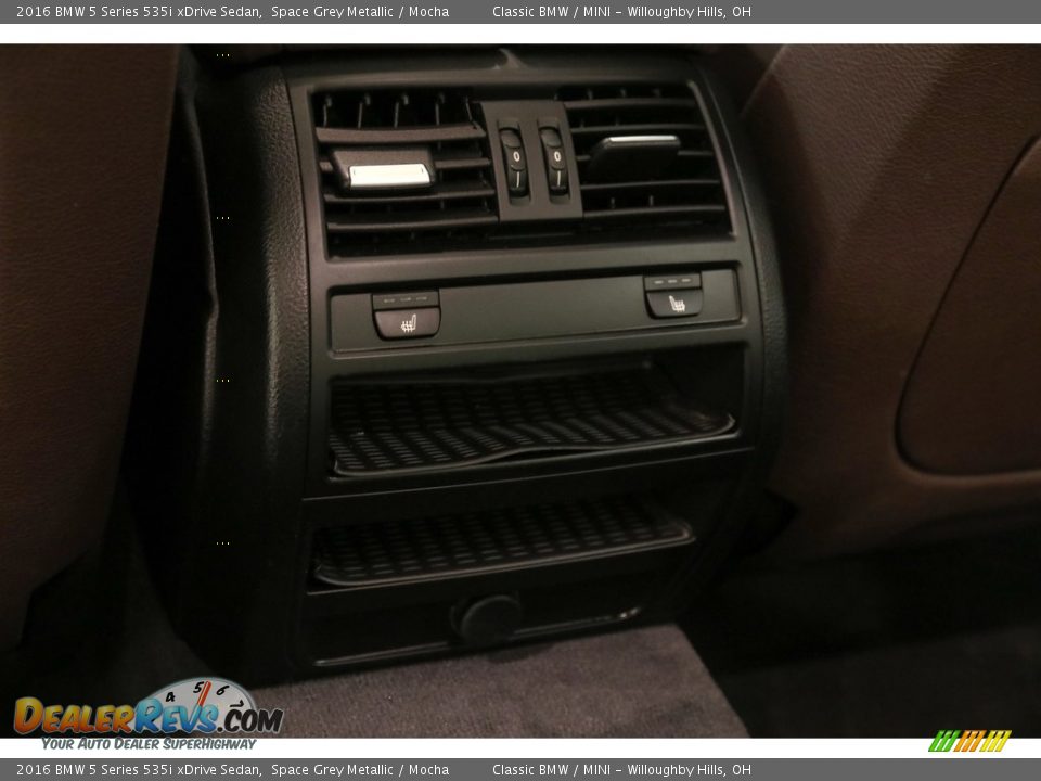 2016 BMW 5 Series 535i xDrive Sedan Space Grey Metallic / Mocha Photo #24