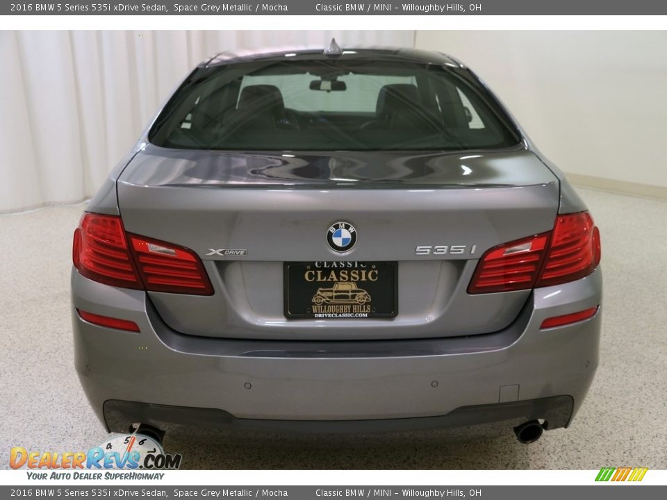 2016 BMW 5 Series 535i xDrive Sedan Space Grey Metallic / Mocha Photo #25