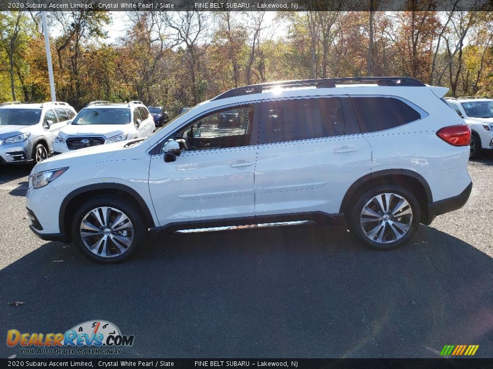 2020 Subaru Ascent Limited Crystal White Pearl / Slate Photo #3