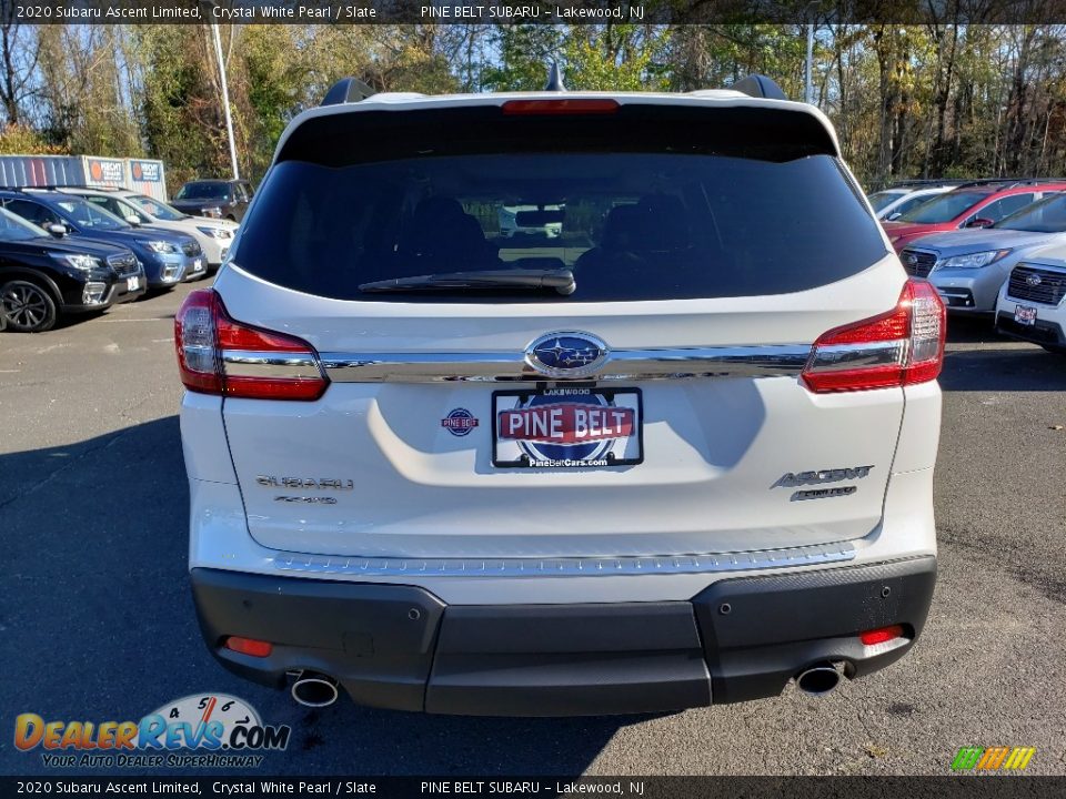 2020 Subaru Ascent Limited Crystal White Pearl / Slate Photo #5