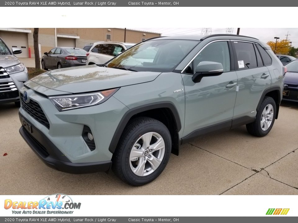 2020 Toyota RAV4 XLE AWD Hybrid Lunar Rock / Light Gray Photo #1
