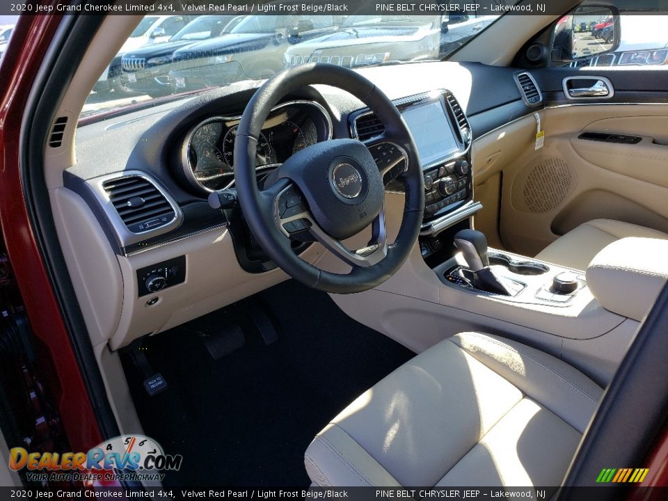 2020 Jeep Grand Cherokee Limited 4x4 Velvet Red Pearl / Light Frost Beige/Black Photo #7