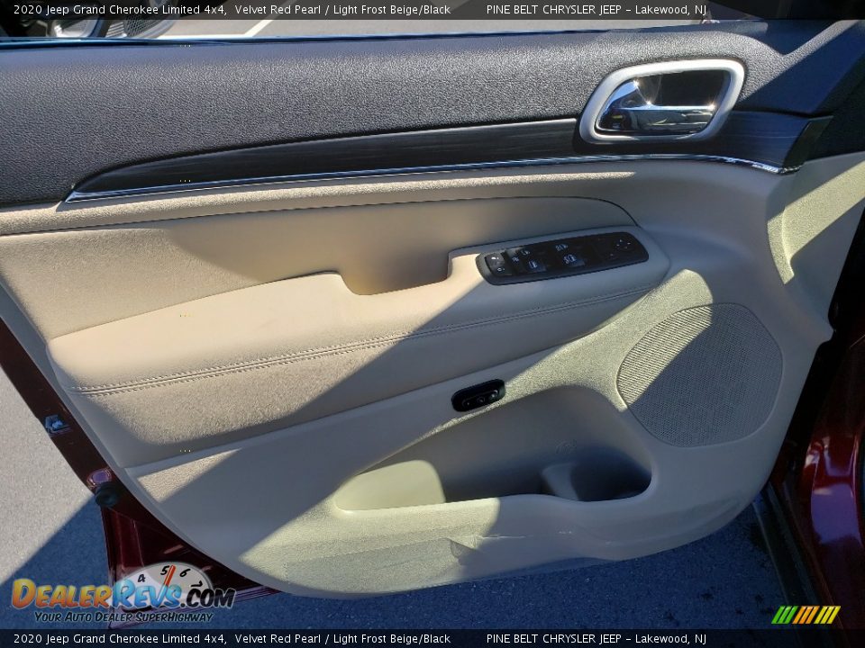 2020 Jeep Grand Cherokee Limited 4x4 Velvet Red Pearl / Light Frost Beige/Black Photo #8