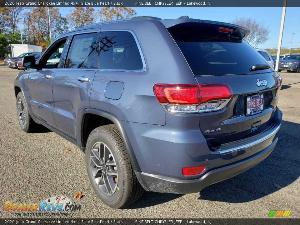2020 Jeep Grand Cherokee Limited 4x4 Slate Blue Pearl / Black Photo #4