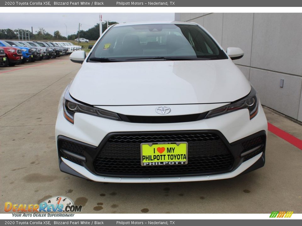 2020 Toyota Corolla XSE Blizzard Pearl White / Black Photo #3