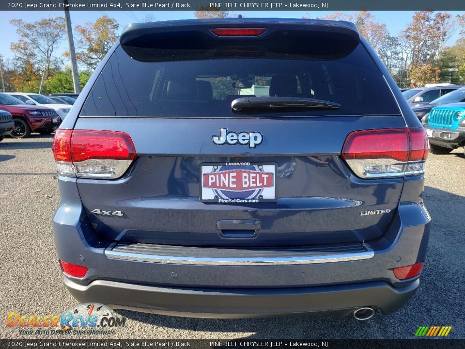 2020 Jeep Grand Cherokee Limited 4x4 Slate Blue Pearl / Black Photo #5