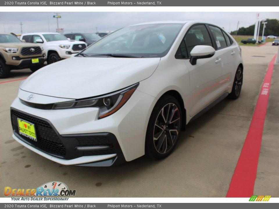 2020 Toyota Corolla XSE Blizzard Pearl White / Black Photo #4