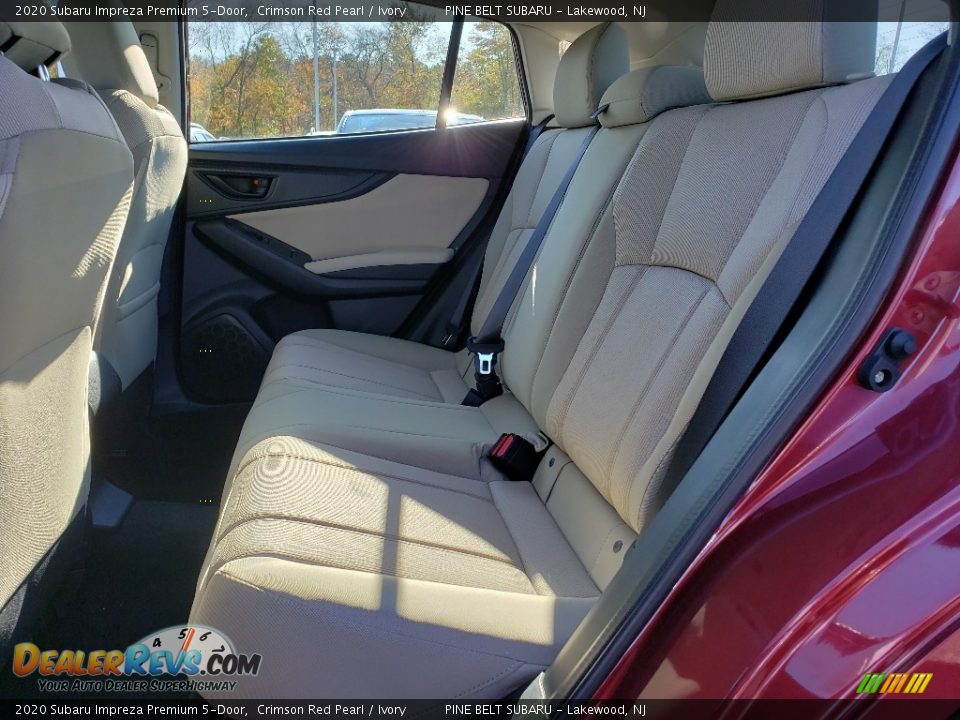 2020 Subaru Impreza Premium 5-Door Crimson Red Pearl / Ivory Photo #6