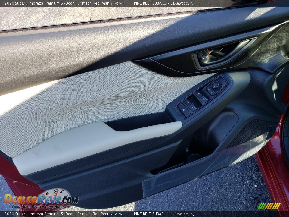 2020 Subaru Impreza Premium 5-Door Crimson Red Pearl / Ivory Photo #8
