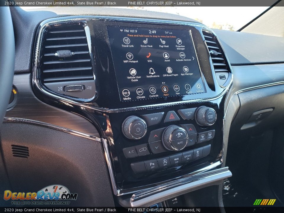 2020 Jeep Grand Cherokee Limited 4x4 Slate Blue Pearl / Black Photo #9