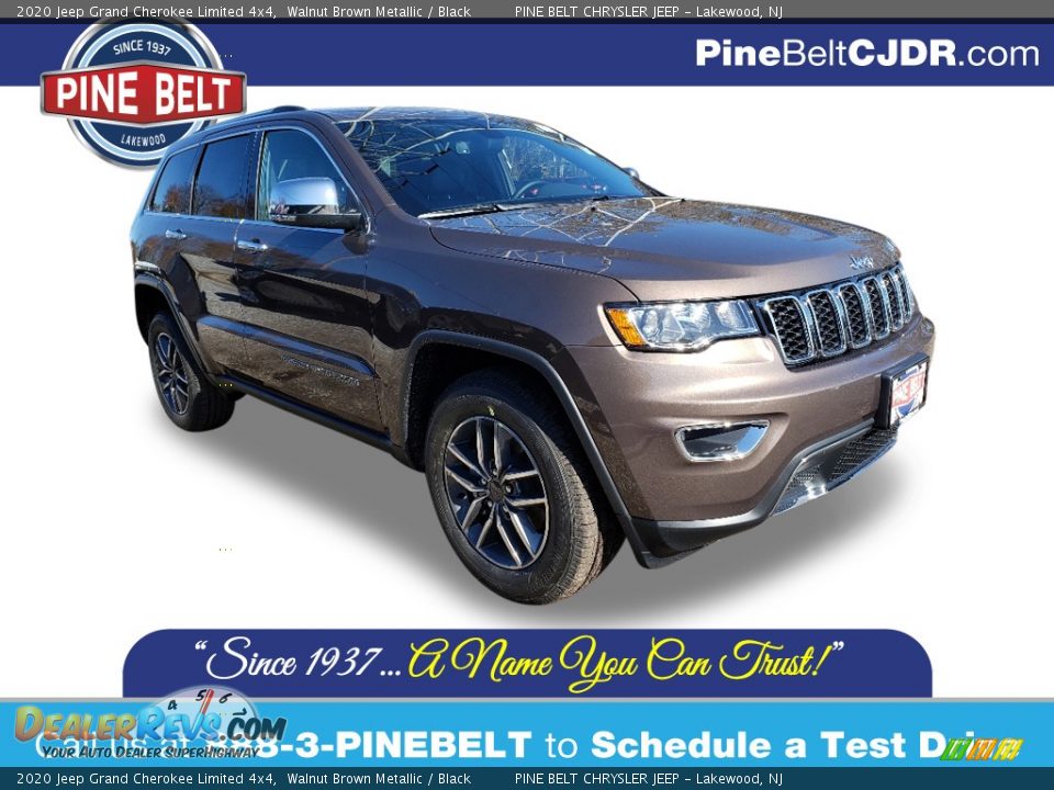 2020 Jeep Grand Cherokee Limited 4x4 Walnut Brown Metallic / Black Photo #1