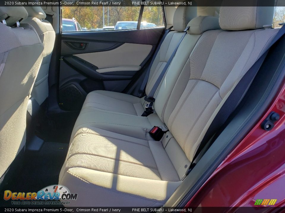 2020 Subaru Impreza Premium 5-Door Crimson Red Pearl / Ivory Photo #6