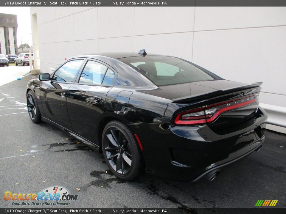 2019 Dodge Charger R/T Scat Pack Pitch Black / Black Photo #3