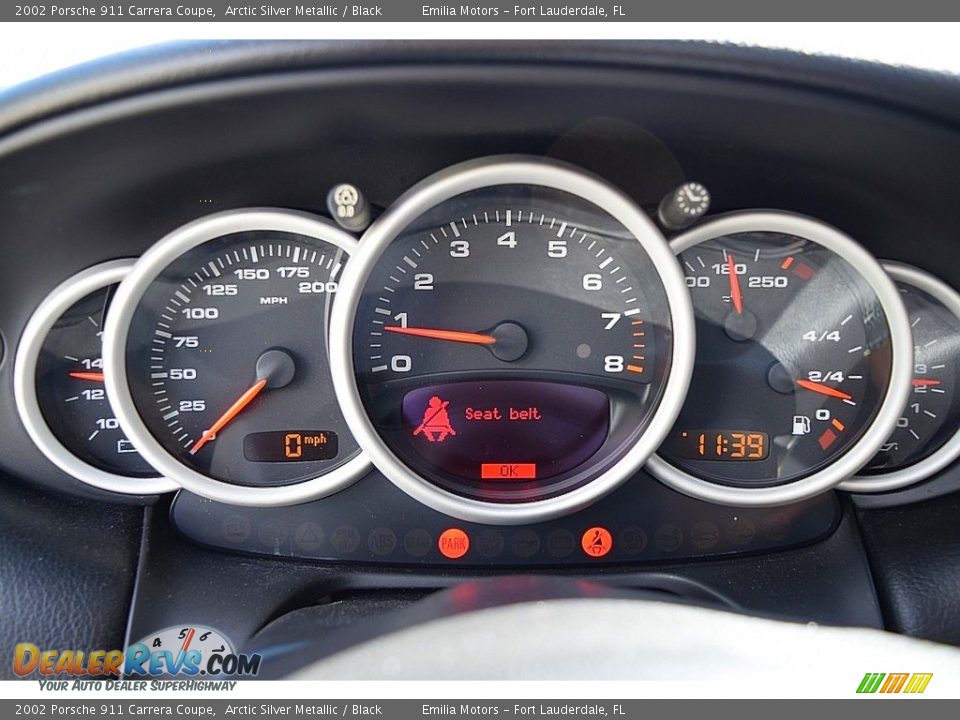 2002 Porsche 911 Carrera Coupe Gauges Photo #64